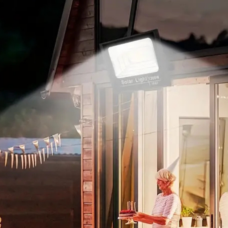 Reflector LED Recargable Solar 1200W – Grande y Potente 1 Año de garantia foto 14
