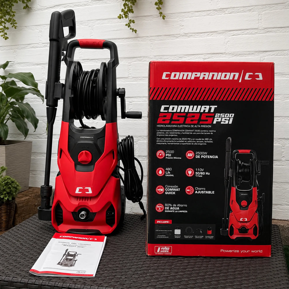 Hidrolavadora Industrial Companion C3 | 2500 PSI – 2500W de Potencia  – 480 L/h de Caudal | 1 Año de Garantía - 5