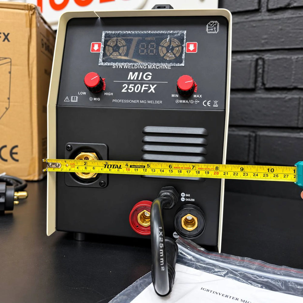 Soldador industrial RX MAX POWER 250 AMP – 5 en 1 MMA/MIG/MAG/MIX/LIFT TIG | Borne europeo | Alambre hasta 5 kg| 2 AÑOS DE GARANTÍA - 10