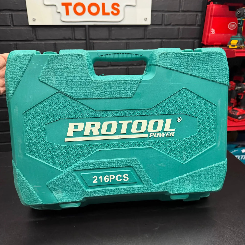 Set de Herramientas PROTOOL 216 Piezas Cr-V — Maletín Organizador | 1 Año de Garantía - 7