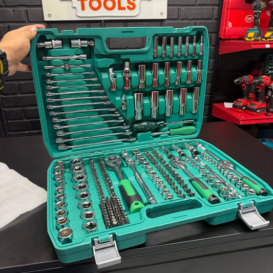 Set de 216 piezas PROTOOL organizado en su maletín