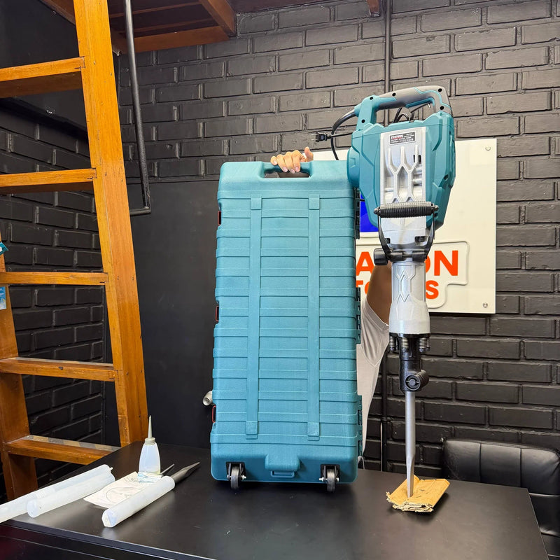 CANGO Demoledor Industrial TEKTOOL TK-93 50 J — 1800 W con Maletín y 2 Cinceles | 1 Año de Garantía foto 9