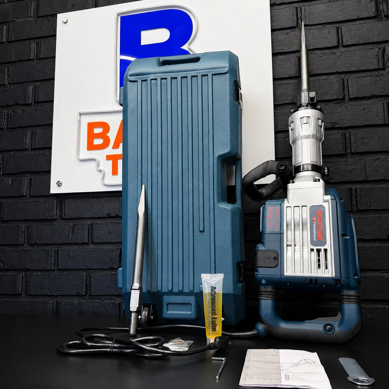 Demoledor Industrial BOSITENG Professional HEX-30 60 J — 1850 W con Maletín y 2 Cinceles | 1 Año de Garantía foto 7