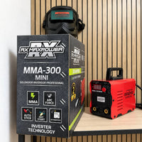 Soldador Inversor RX Max Power MMA-300 Mini Rojo | 300 A | 110V/220V | IGBT Inverter | Estuche y 2 Caretas | 2 Años de Garantía miniatura 12