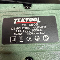 Demoledor Cango TEKTOOL TK-6503 Verde | 50 Joules | 1500 W | Maletín y 2 Cinceles | 1 Año de Garantía miniatura 8