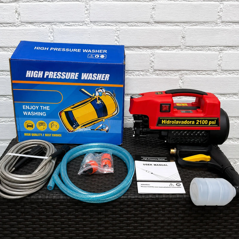 Hidrolavadora Profesional 2100 PSI 2500W — Auto Succión + Auto Stop | 1 Año de Garantía foto 9