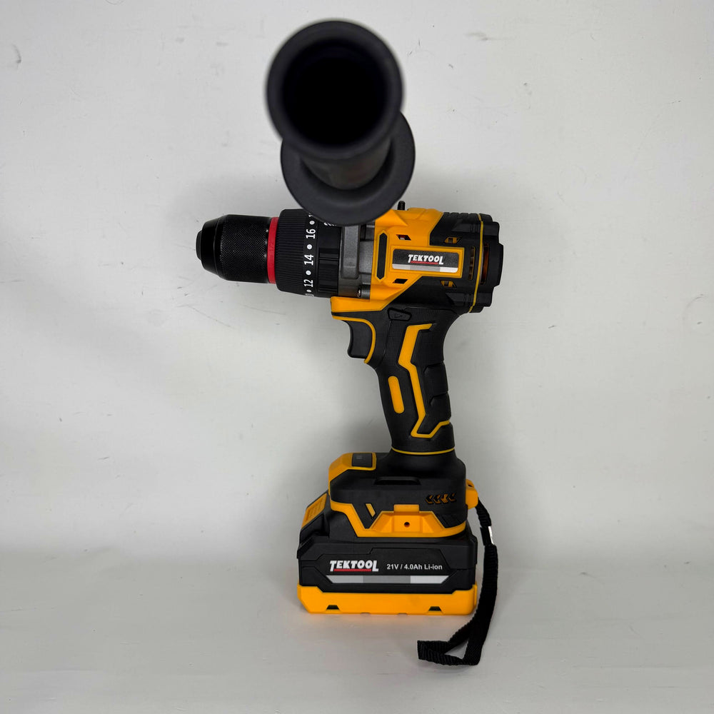 Taladro Industrial TEKTOOL 150 Nm — Brushless con 2 Baterías 4Ah - 10