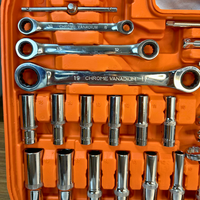 Set De Herramientas 151 Piezas Profesional - Con Raches de 72 dientes. miniatura 5
