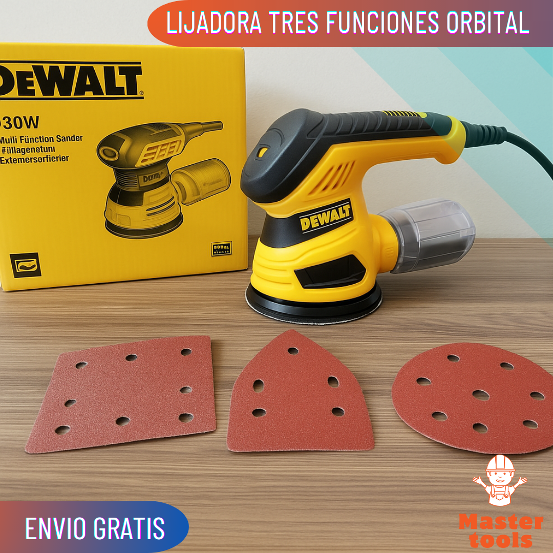 🛠️ LIJADORA MULTIFORMA 3 EN 1  Dewalt– UNA SOLA HERRAMIENTA, TODAS LAS FORMAS DE LIJAR 🔥