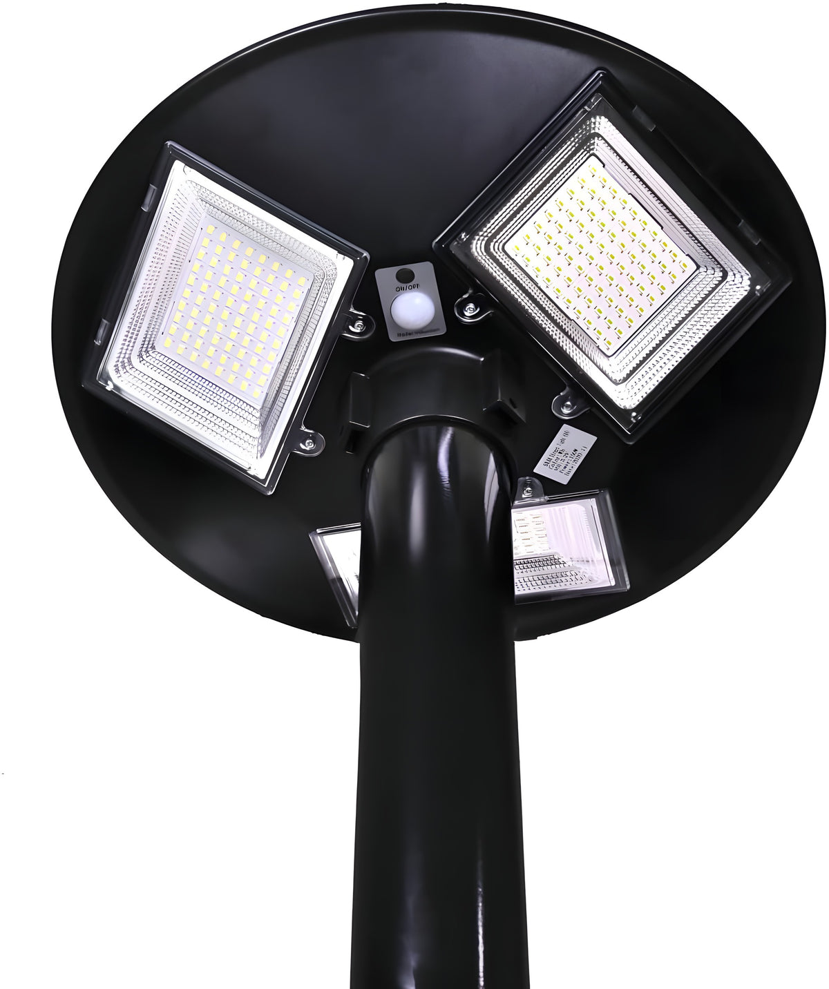 Lámpara Solar UFO 200W · 3 Panel integrado· Control Remoto y Sensor de Movimiento · IP65 · Garantía 1 año - Kit completo
