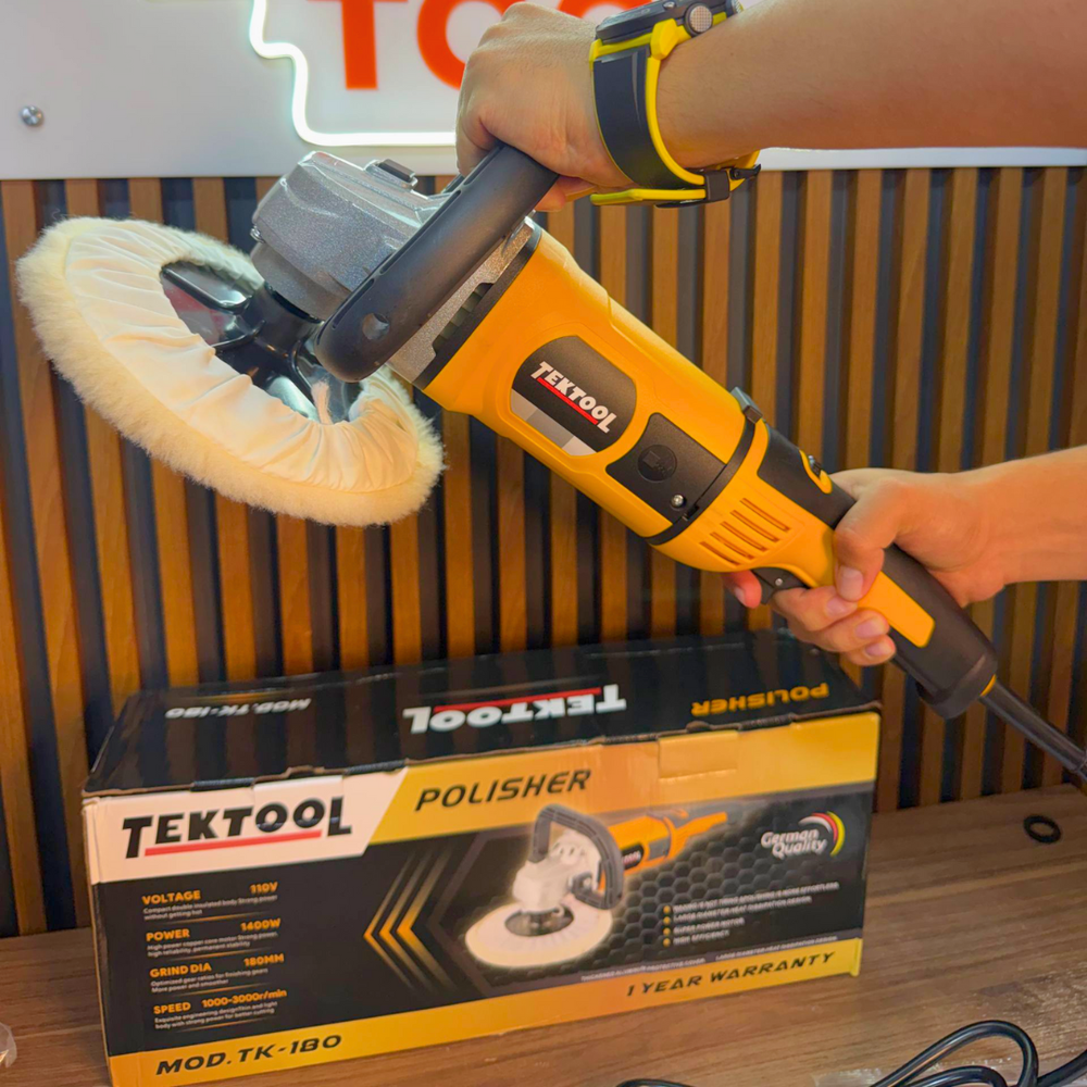Polichadora de 7 pulgadas de trabajo industrial TEKTOOL TK-180 - 1