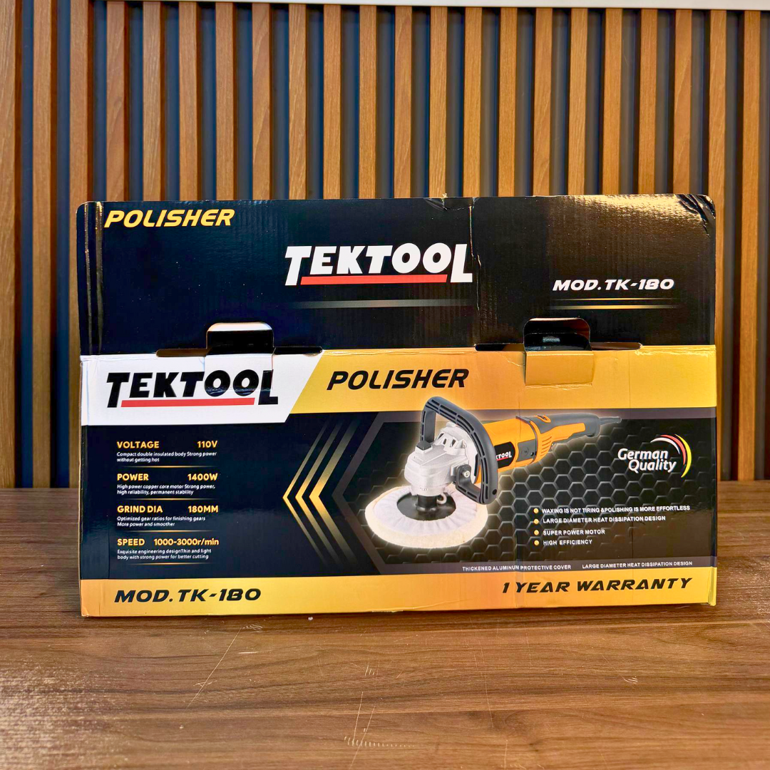 Polichadora de 7 pulgadas de trabajo industrial TEKTOOL TK-180