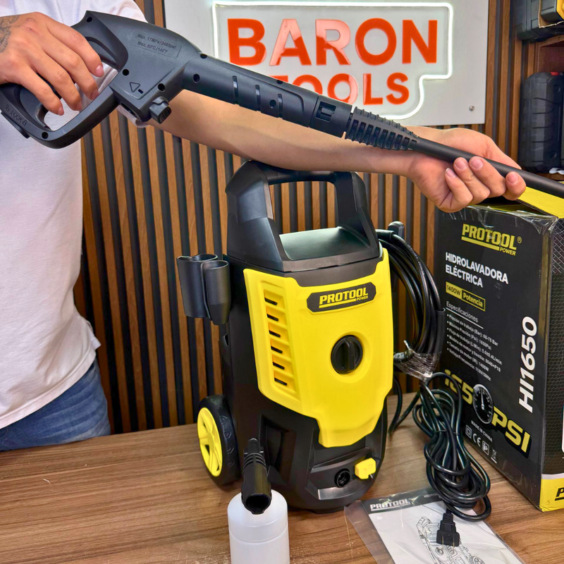 Hidrolavadora Eléctrica PROTOOL POWER H1650 - 1400 Watts - presión máxima de 1650 PSI foto 3