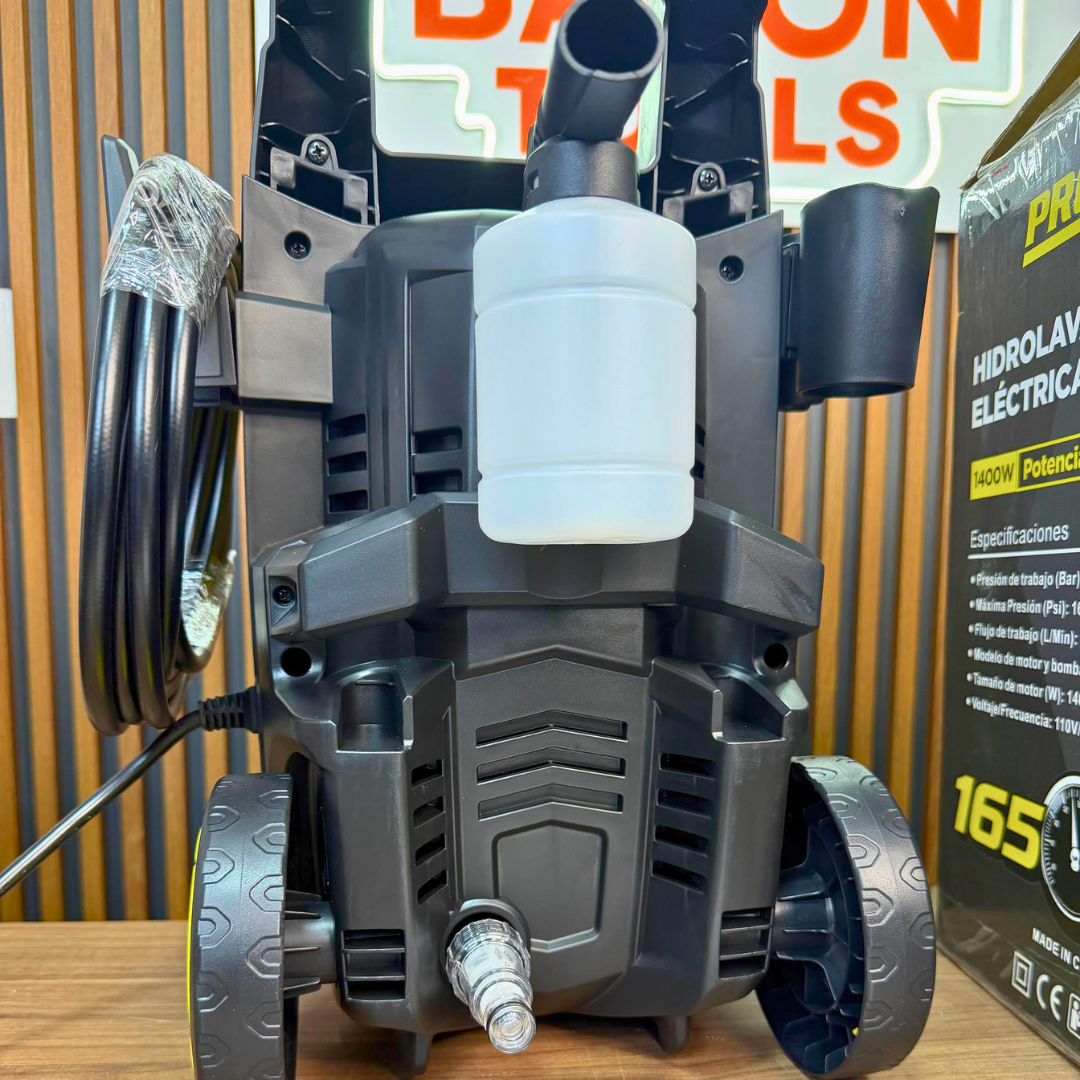 Hidrolavadora Eléctrica PROTOOL POWER H1650 - 1400 Watts - presión máxima de 1650 PSI