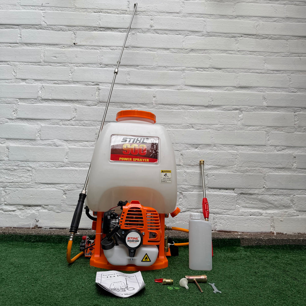 Fumigadora de Espalda tipo Stihl Power 900 a Gasolina — Tanque 20 L · Alcance 12 m | 1 Año de Garantía - 14