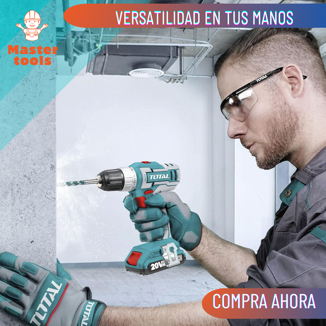 Taladro Atornillador 1/2 20v 60nm Total