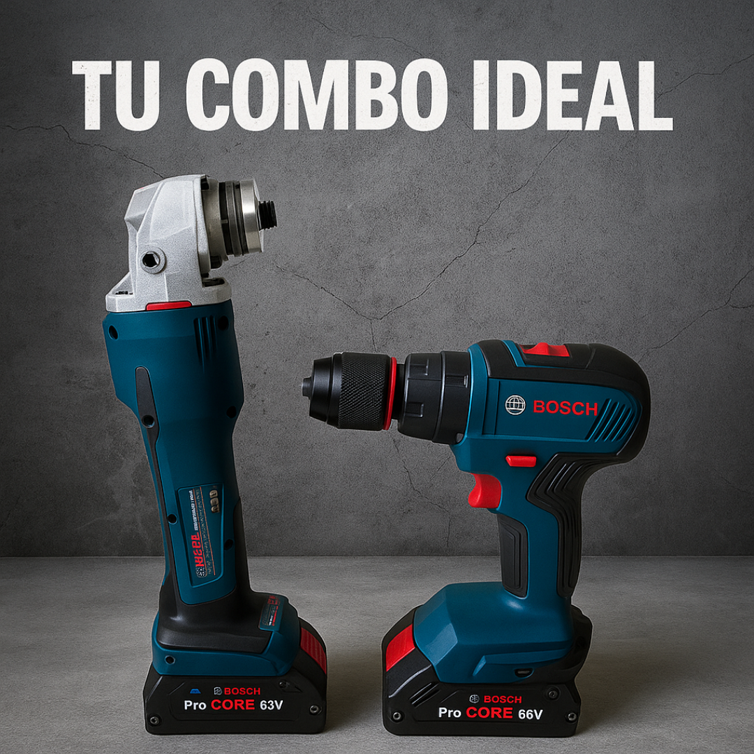 Combo Bosch Taladro 1/2 Y Pulidora 5 Pulgadas