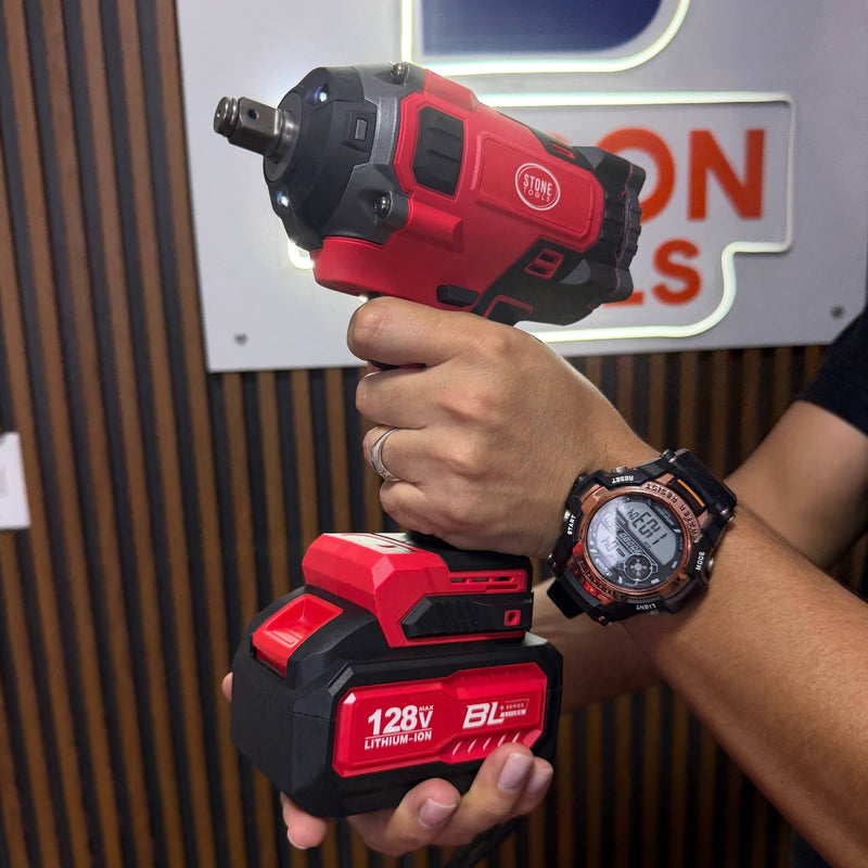 Llave de Impacto Inalámbrica 850 Nm 1/2" Brushless Stone Tools foto 6