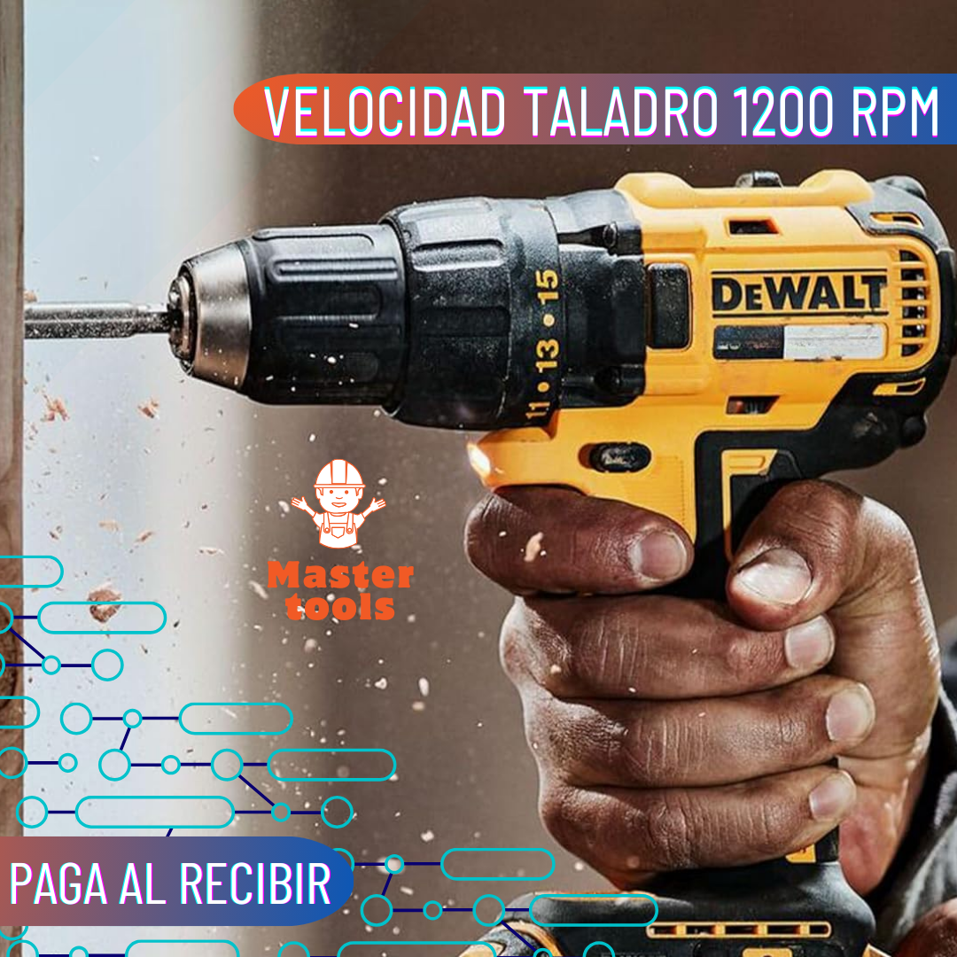 Combo Esmeril Angular Grande con taladro Percutor y 2 baterías