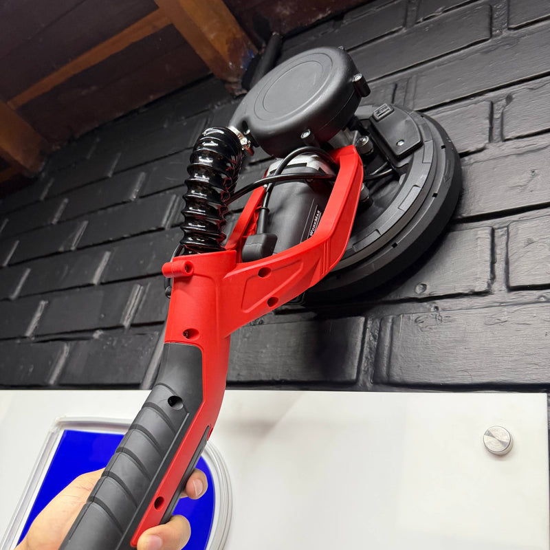 Lijadora profesional de Pared y Techo WorkMax Telescópica con sistema de succión de polvo foto 2