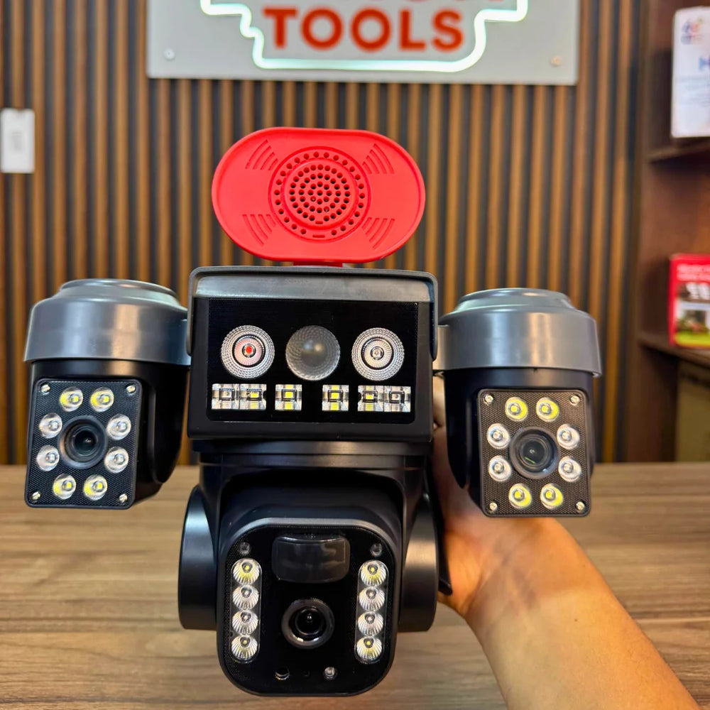 Cámara triple vision de Seguridad Solar PTZ HD con Alarma 4G Con CHIP - 7