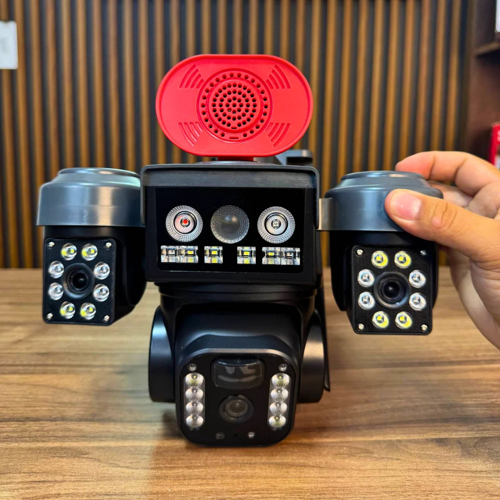Cámara triple vision de Seguridad Solar PTZ HD con Alarma 4G Con CHIP - 6