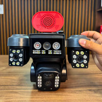 Cámara triple vision de Seguridad Solar PTZ HD con Alarma 4G Con CHIP miniatura 6