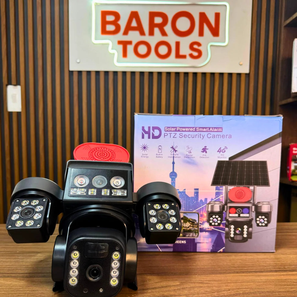 Cámara triple vision de Seguridad Solar PTZ HD con Alarma 4G Con CHIP - 5
