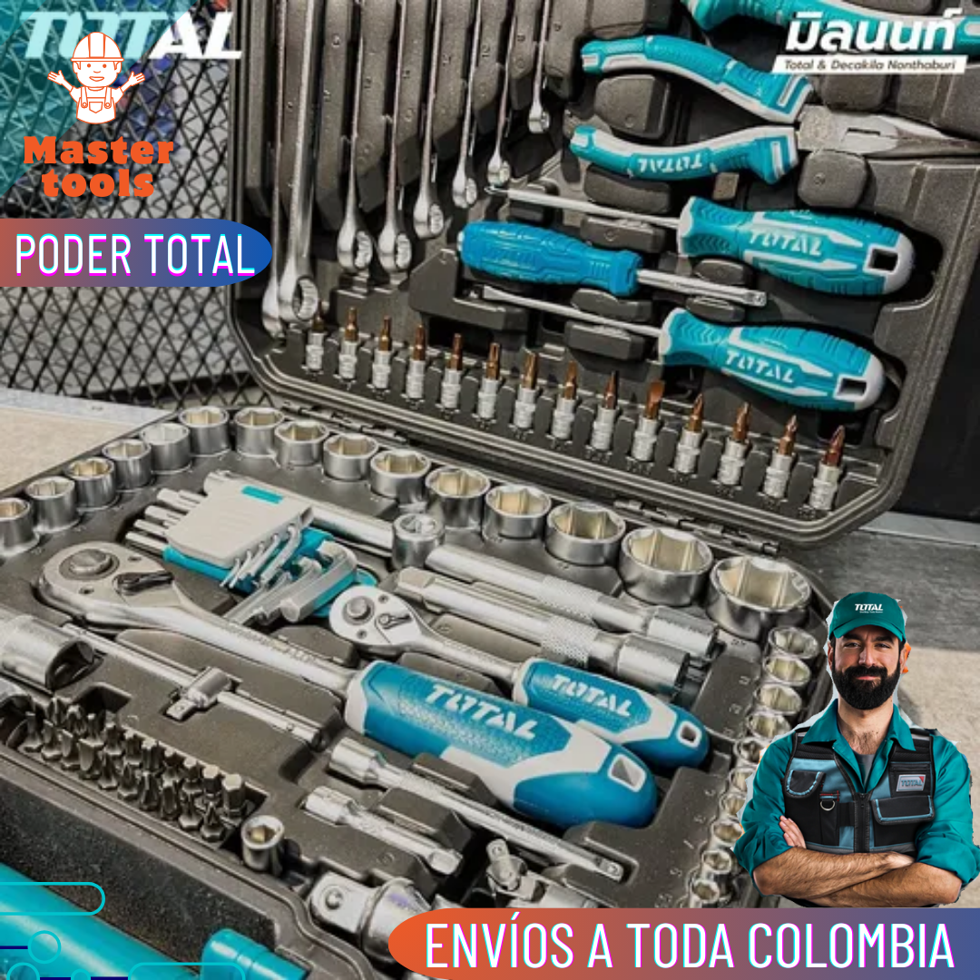 Set de 100 Piezas Marca TOTAL Original