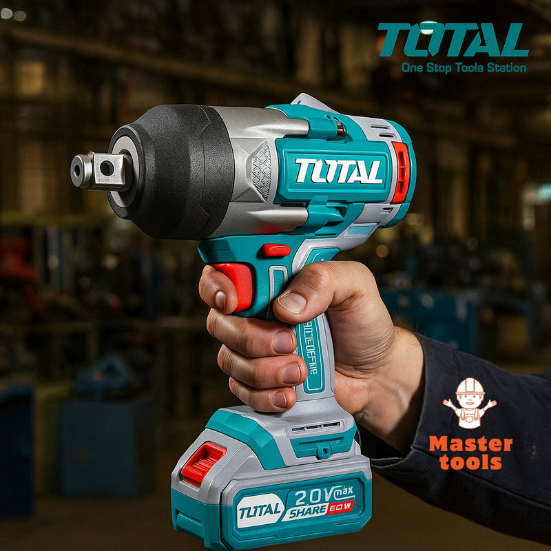 Llave de Impacto TOTAL Original 3/4” – 1350 Nm para Ajustar, 1900 Nm para Aflojar, con 1 Año de Garantía foto 13