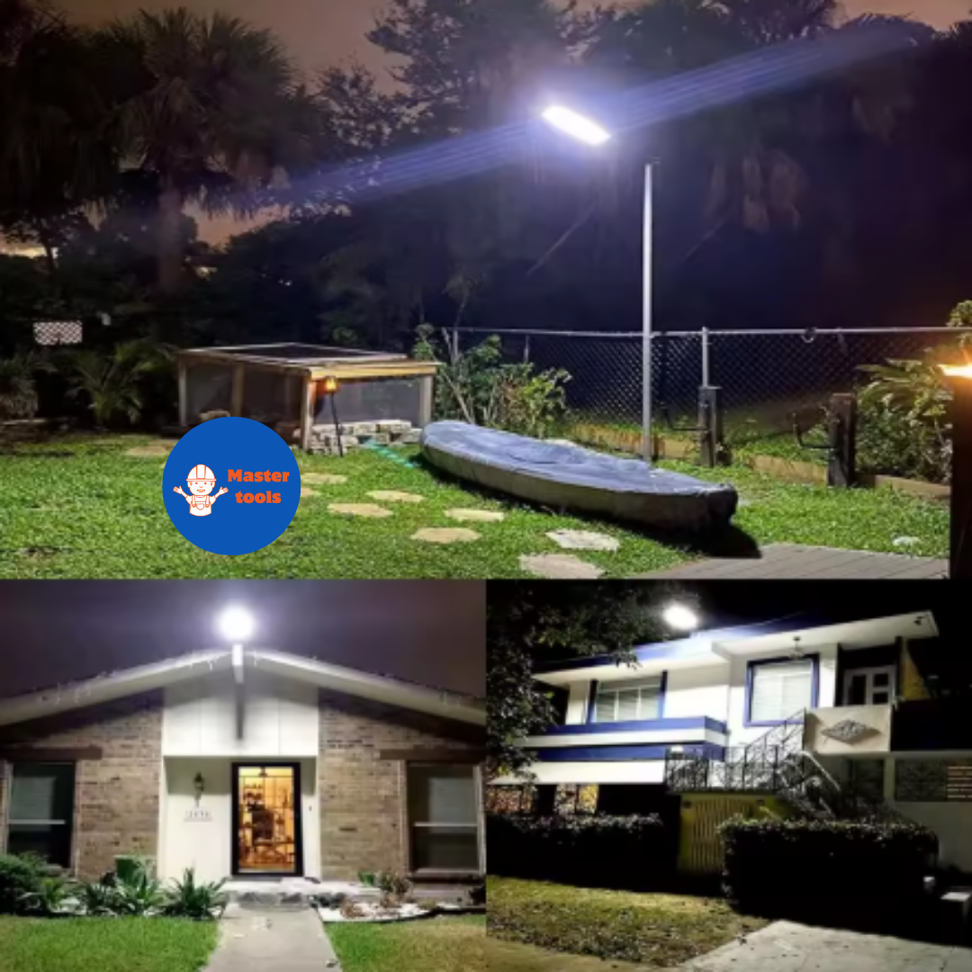 Lámpara Solar 500W – Grande (70 x 24 cm) + Obsequio: Tubo de Instalación – 1 Año de Garantía Real