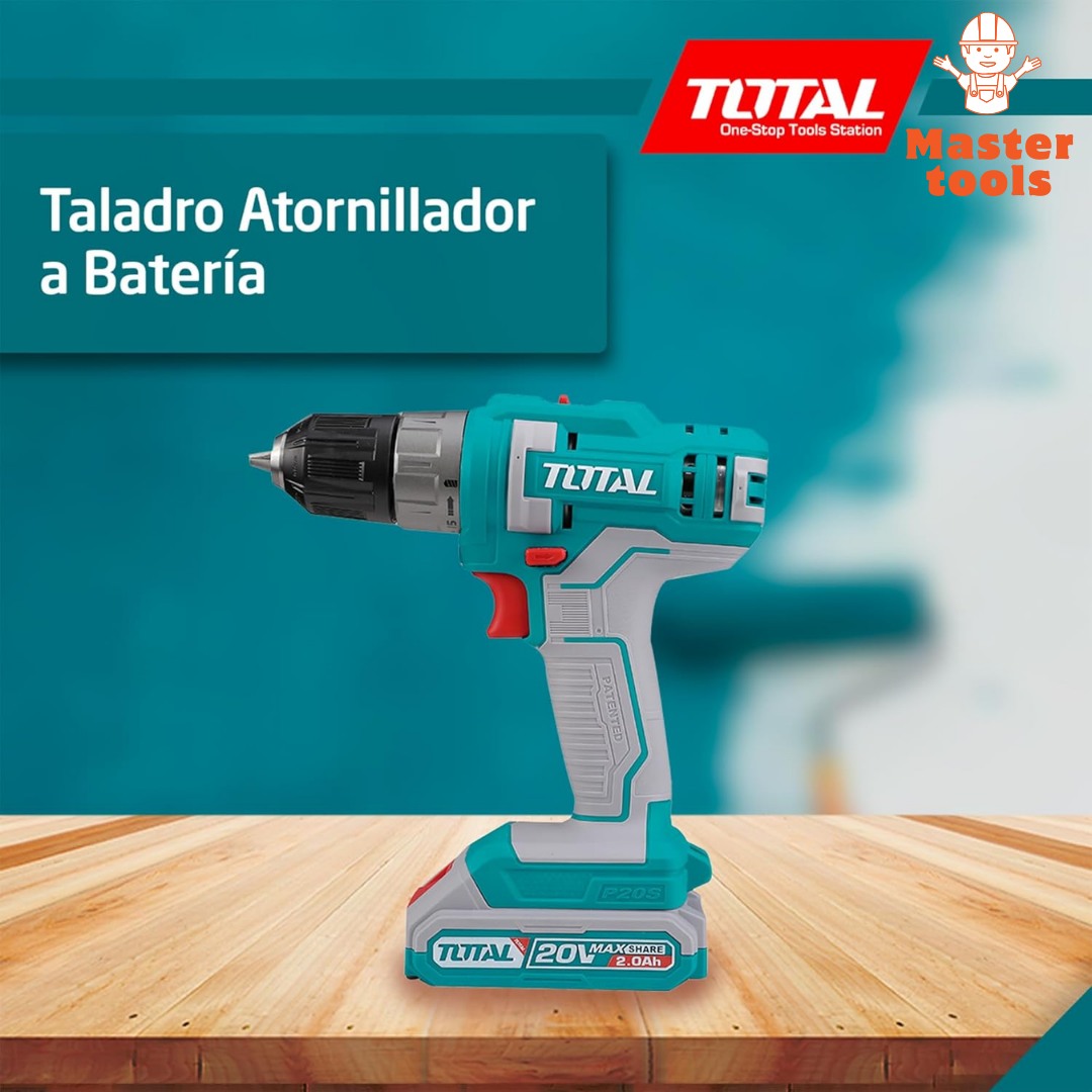 Taladro Atornillador 1/2 20v 60nm Total
