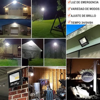 Reflector Solar 1000W + Panel y Control – Iluminación LED Potente y Ecológica para Exteriores miniatura 7