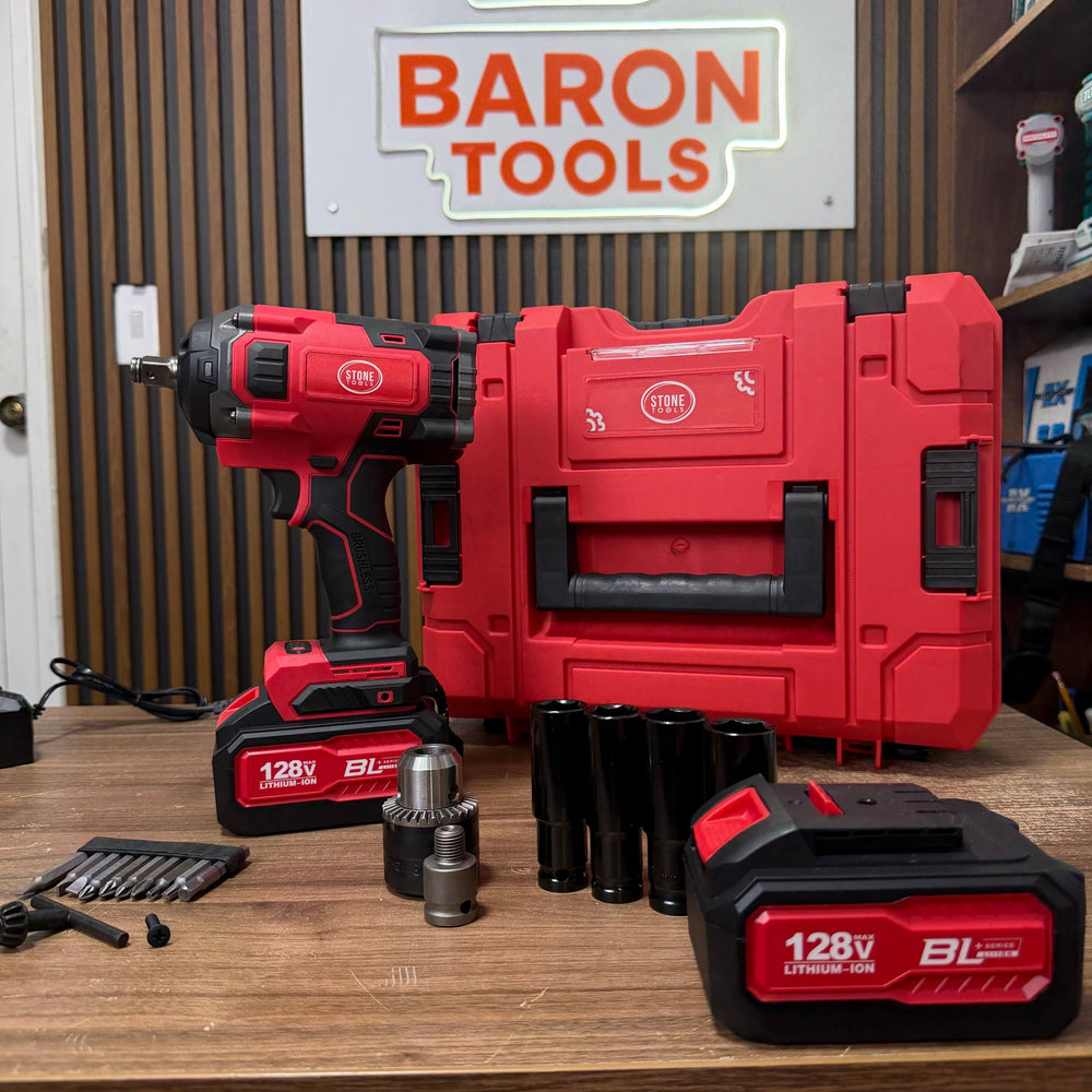 Llave de Impacto Inalámbrica 850 Nm 1/2" Brushless Stone Tools - 1