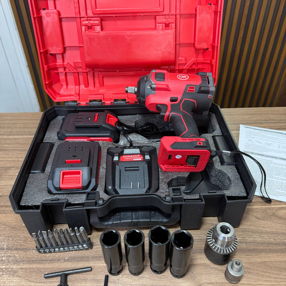 Llave de Impacto Inalámbrica 850 Nm 1/2" Brushless Stone Tools - 3