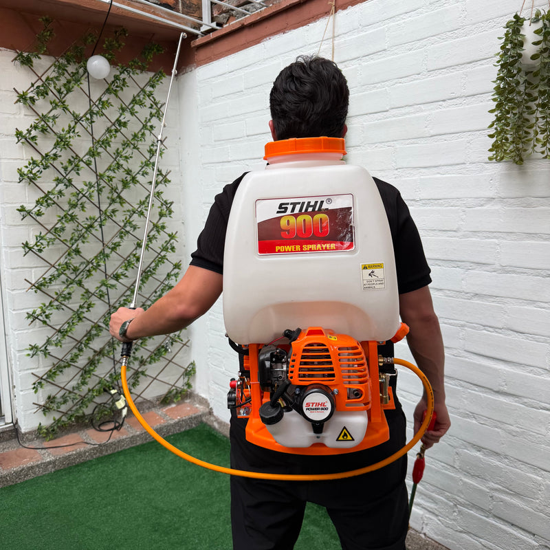 Fumigadora de Espalda tipo Stihl Power 900 a Gasolina — Tanque 20 L · Alcance 12 m | 1 Año de Garantía foto 1