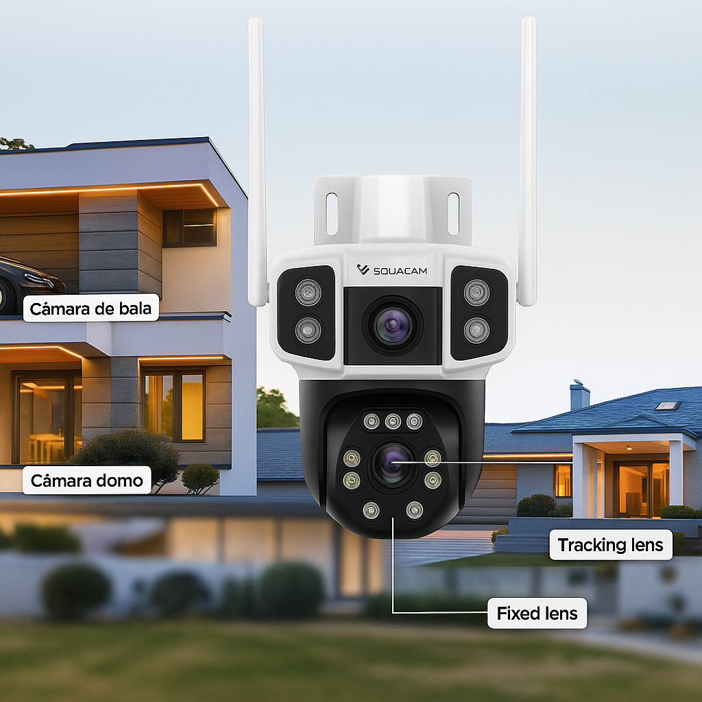 Cámara de Seguridad 4G PRO CAM4 MAX – Vigilancia Segura con SIM CARD