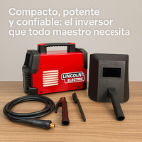 Soldador Lincoln 250A Inversor MMA/TIG – Perfecto para revestida funde electrodo 70/18 - 60/13 - Aguanta trabajo continuo miniatura 10