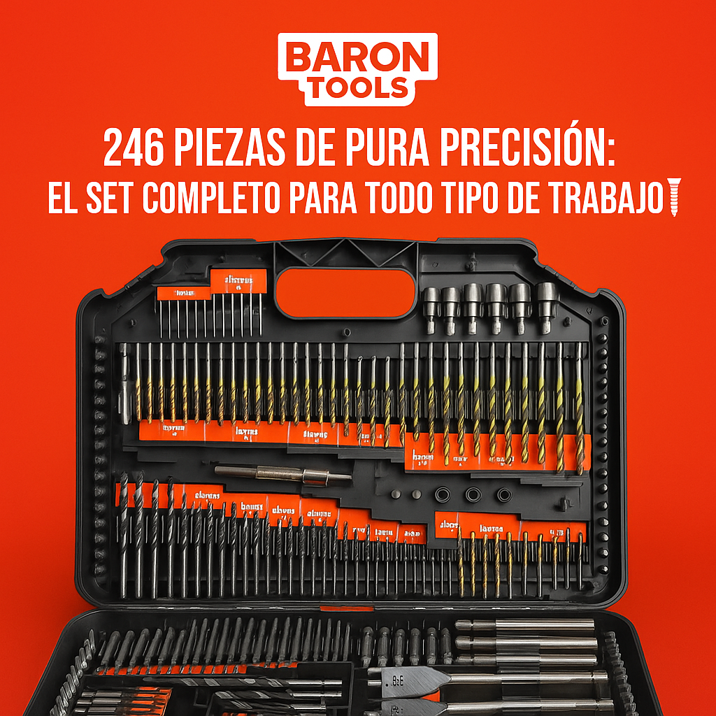 Juego de Brocas y Puntas 246 piezas