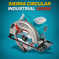 Sierra Circular TOTAL 7 1/4” 1200W – Corte Profesional sin Esfuerzo - 1 AÑO de Garantia miniatura 10