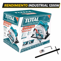 Sierra Circular TOTAL 7 1/4” 1200W – Corte Profesional sin Esfuerzo - 1 AÑO de Garantia miniatura 8
