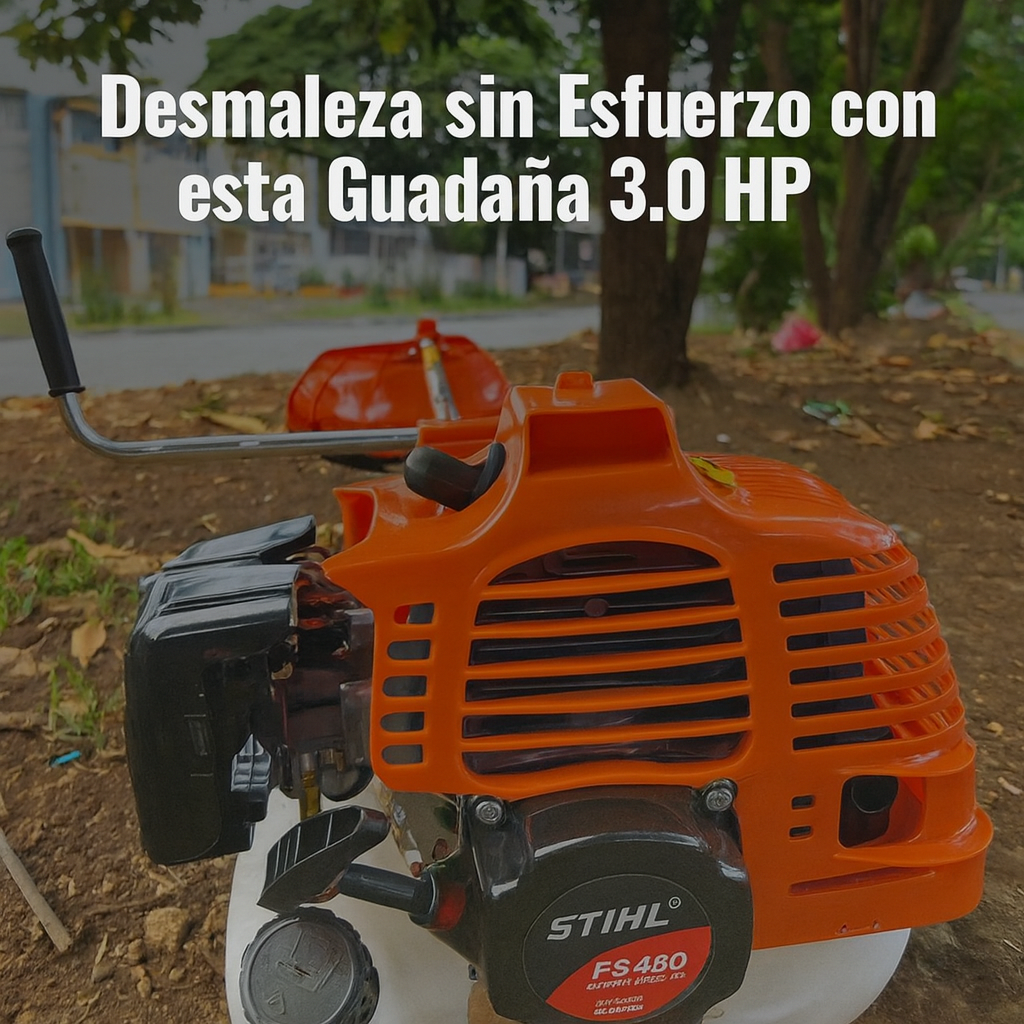 Guadaña  Sthil Fs450 Con Mascara protectora y Aceite