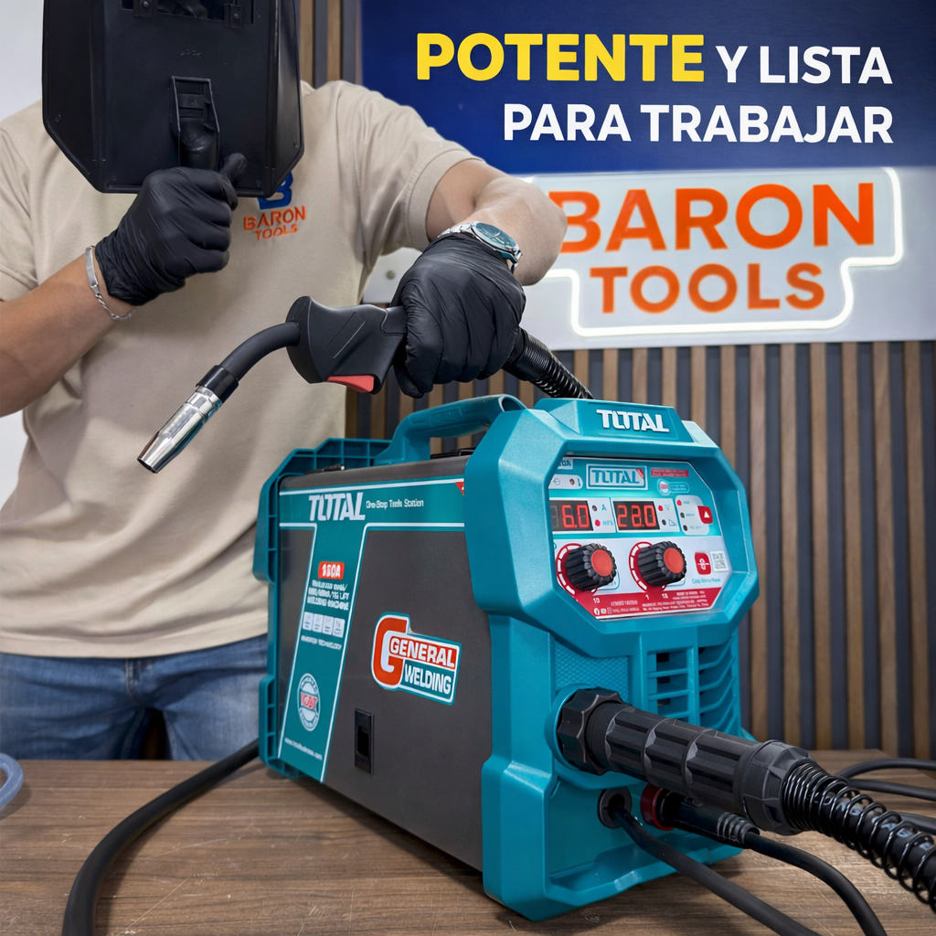 Inversor 3 en 1 total 100% Original - MIG / MMA / TIG LIFT - 160A - 1 año de Garantía - Tecnólogo IGBT
