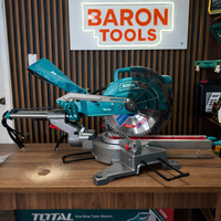 Sierra Ingleteadora Telescópica TOTAL 10” 1800W Industrial miniatura 12