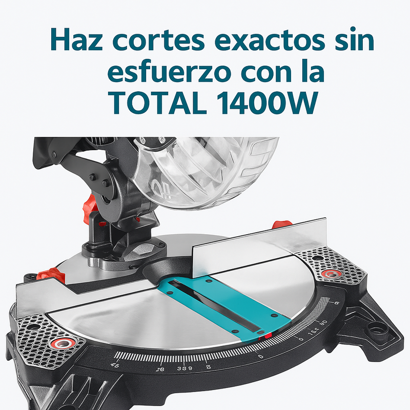 Sierra Ingleteadora TOTAL 8" 1400W foto 7