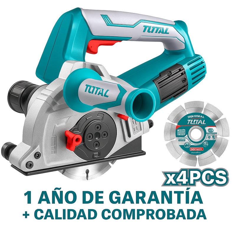 Ranuradora de Pared TOTAL 1500W – Precisión y Potencia para Cortes Profesionales foto 4