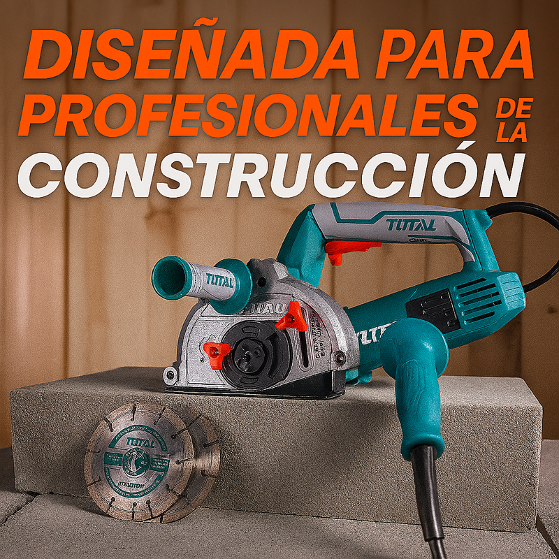 Ranuradora de Pared TOTAL 1500W – Precisión y Potencia para Cortes Profesionales foto 6