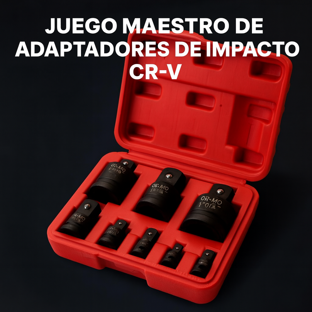 Juego de Adaptadores de Impacto Profesional – Acero Cromo Vanadio