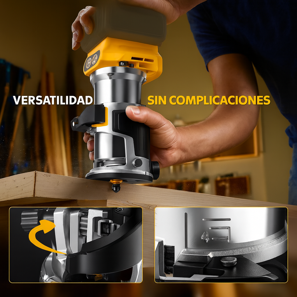 Rebordeador Inalámbrico 48V – ¡Potencia y Precisión para Acabados Profesionales!