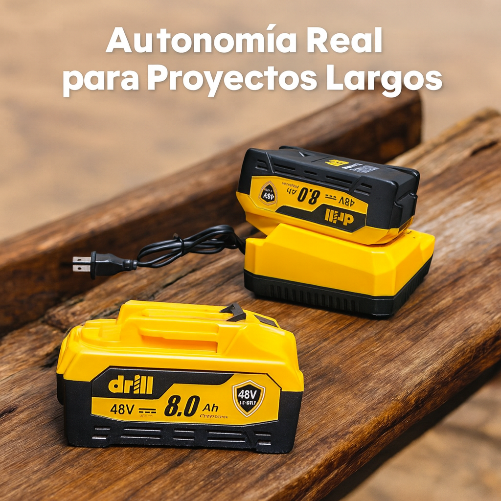 Rebordeador Inalámbrico 48V – ¡Potencia y Precisión para Acabados Profesionales!